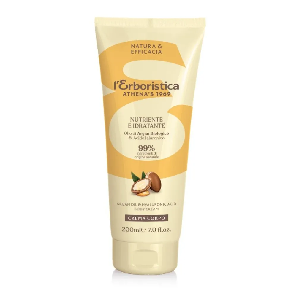 L'Erboristica Olio di Argan - Crema Corpo Nutriente e Idratante, 200ml
