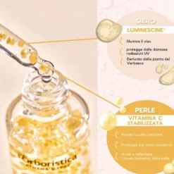 L'Erboristica Perliance - Siero Viso Antiossidante Illuminante Vitamina C e Luminescine, 30ml