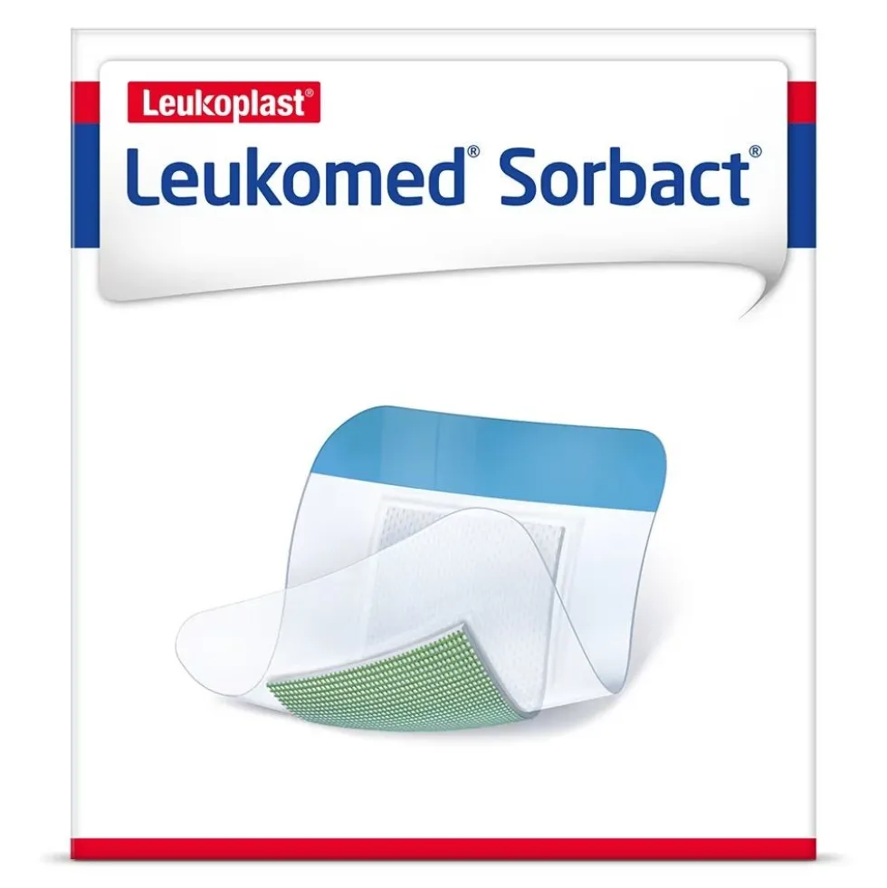 Leukomed Sorbact - Medicazione 5 x 7.2 cm, 3 medicazioni