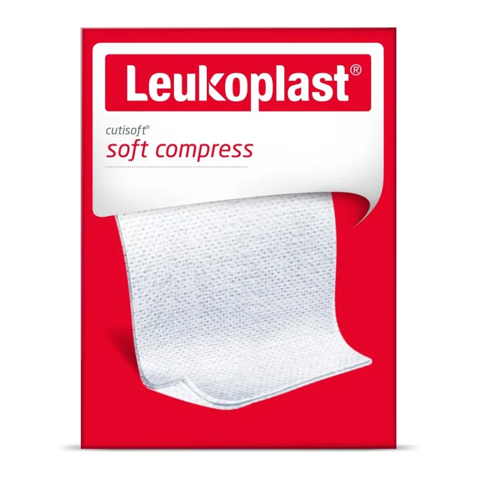 Leukoplast Cutisoft - Soft Compress Compressa in TNT 7,5 x 7,5 cm, 12 compresse