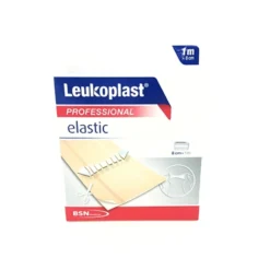 Leukoplast Elastic - Cerotto elastico ritagliabile per le piccole ferite, 1 rotolo da 1 m x 8 cm