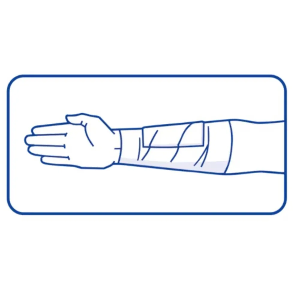 Leukoplast Elastomull Haft Benda Elastica Coesiva per il Fissaggio di Medicazioni Stecche e Cannule Misura 10cm x 20m, 1 Pezzo