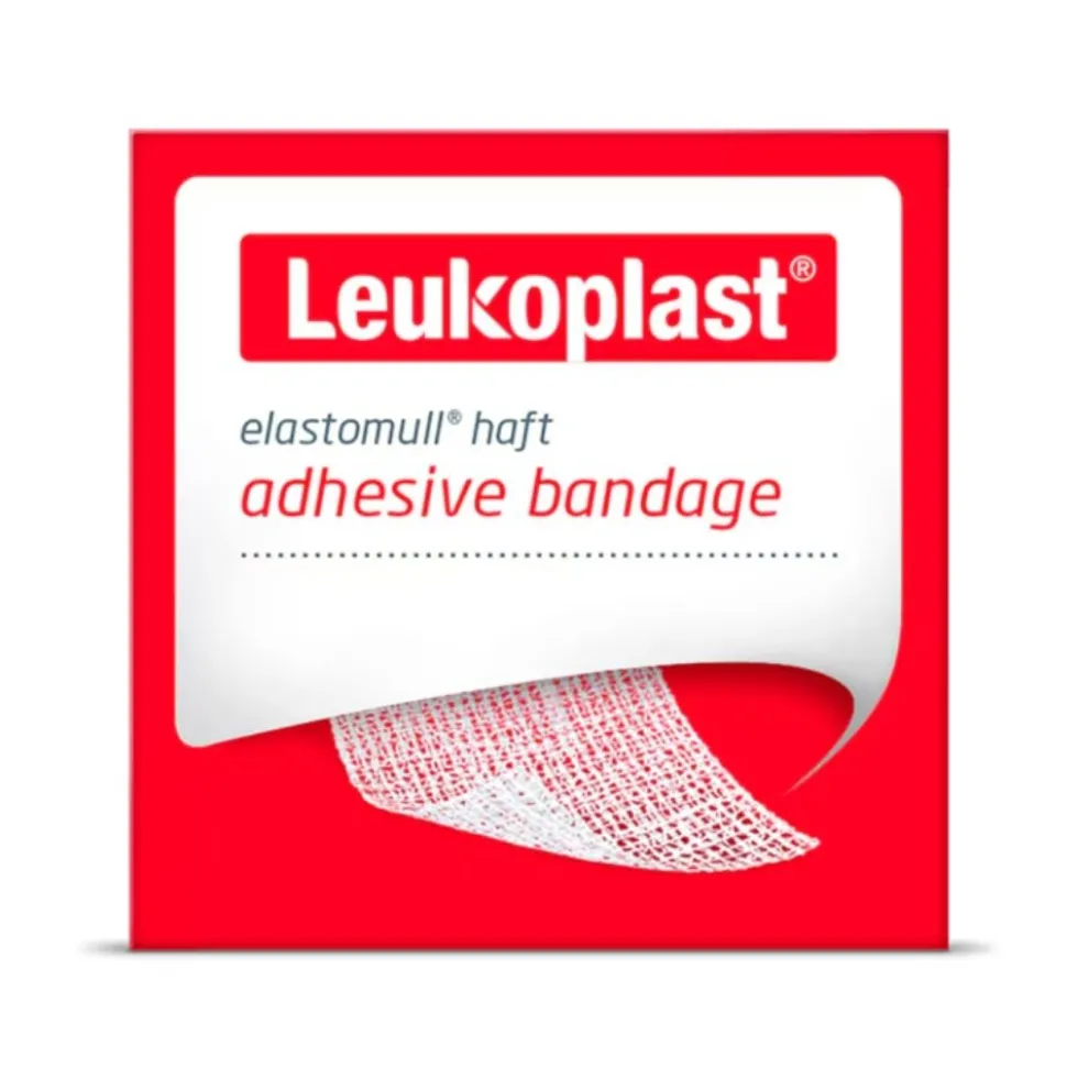 Leukoplast Elastomull Haft Benda Elastica Coesiva per il Fissaggio di Medicazioni Stecche e Cannule Misura 10cm x 20m, 1 Pezzo