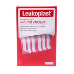 Leukoplast Leukosan - Strip Cerotti elastici per sutura, 12 strisce