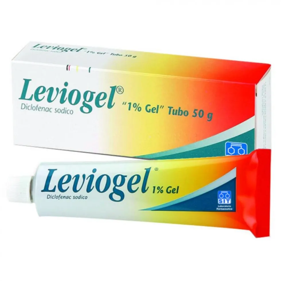 Leviogel gel 1% antinfiammatorio per i dolori muscolari e articolari, 50 g