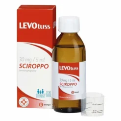 Levotuss Sciroppo 30mg/5ml Levodropropizina Terapia Sintomatica della Tosse, 200ml
