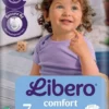 Libero Comfort 7 - Pannolini traspiranti per pelli sensibili da 16 a 26 kg, 20 pannolini