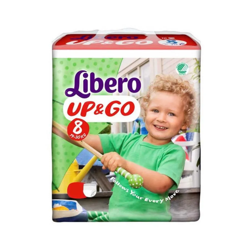 Libero Up & Go Taglia 8 Pannolino Per Bambini Con Peso 19-30kg, 14Pannolini