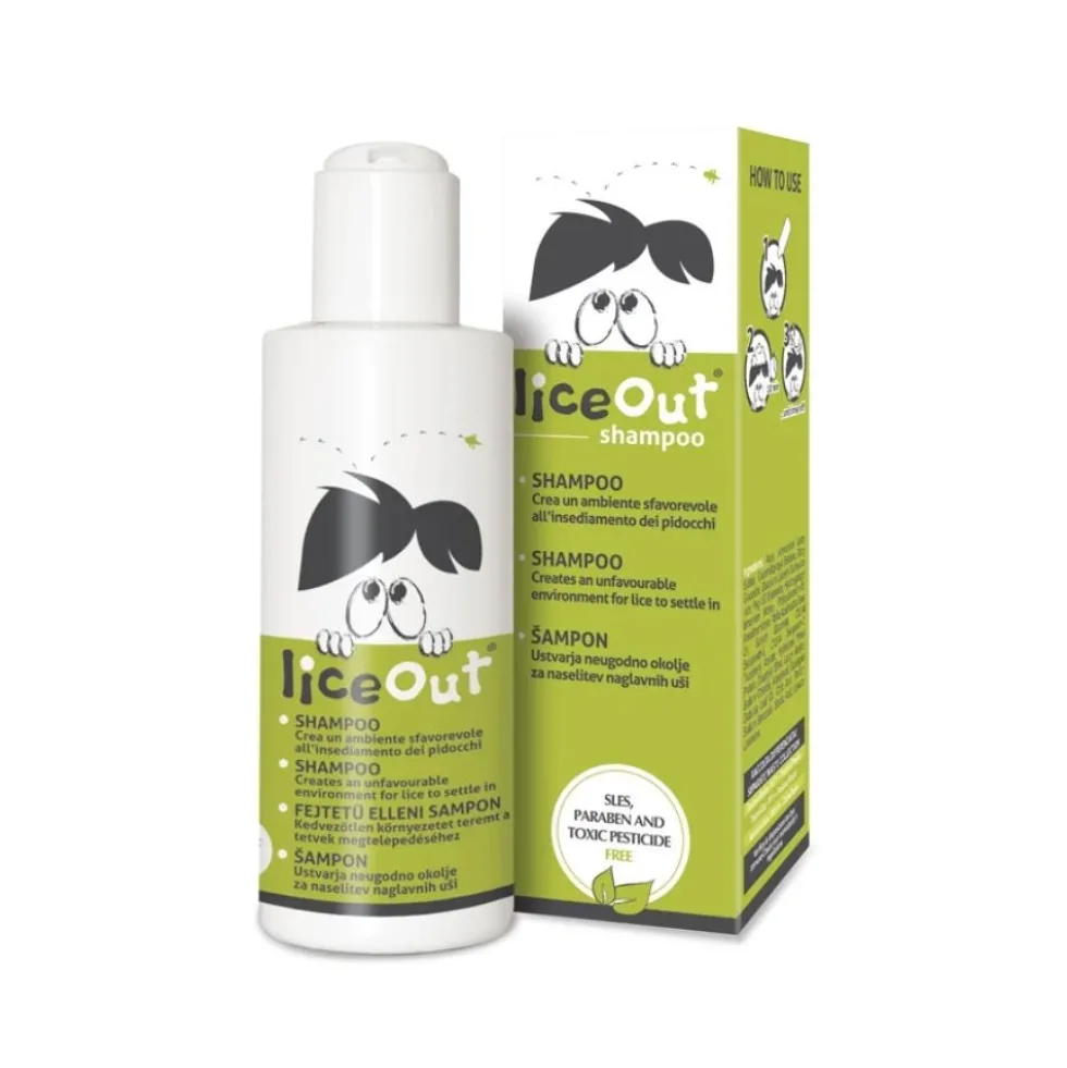 LiceOut Shampoo Trattamento e Prevenzione Anti Pidocchi per Bambini, 125ml