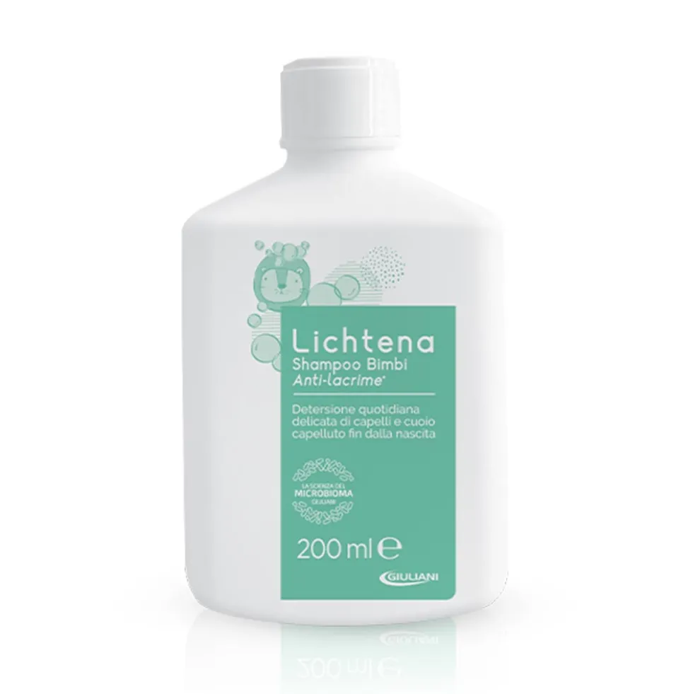 Lichtena Baby - Shampoo Bimbi Anti-lacrime fin dalla nascita, 200ml