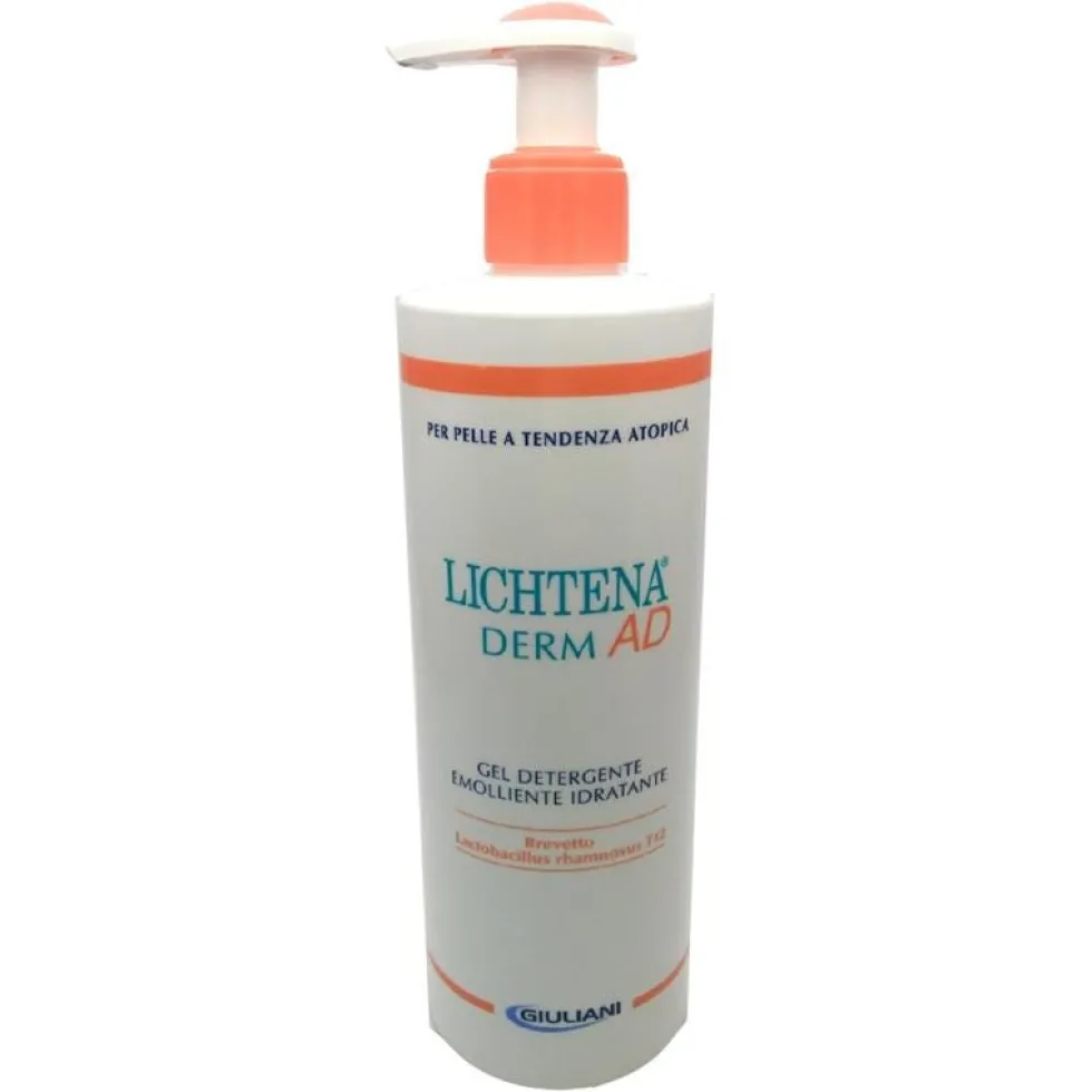 Lichtena DermAD Gel Detergente Emolliente Idratante Pelle Tendenza Atopica 400ml
