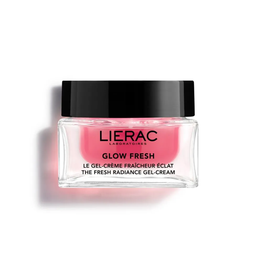 Lierac Glow Fresh - Gel crema emolliente e illuminante per il viso, 50 ml