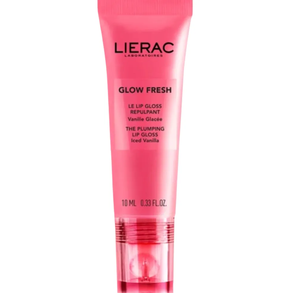Lierac Glow Fresh - Lucidalabbra emolliente rimpolpante e illuminante, 10 ml