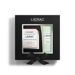 Lierac Hydragenist - Cofanetto viso idratante ed esfoliante, gel-crema 50 ml e maschera 75 ml