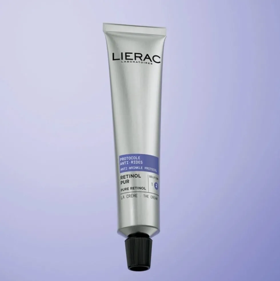 Lierac Protocollo Antirughe - La Crema al Retinolo Puro Corregge Leviga Previene le Rughe, 30ml