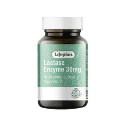 Lifeplan Enzima Lattasi 30 mg - Integratore alimentare per la digestione del lattosio, 30 capsule