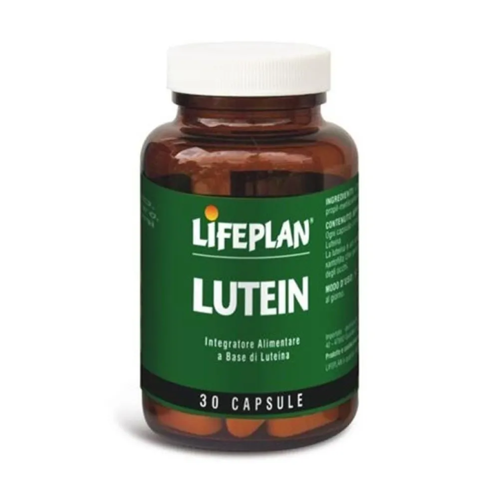Lifeplan Luteina - Integratore alimentare antiossidante per la funzione visiva, 30 capsule