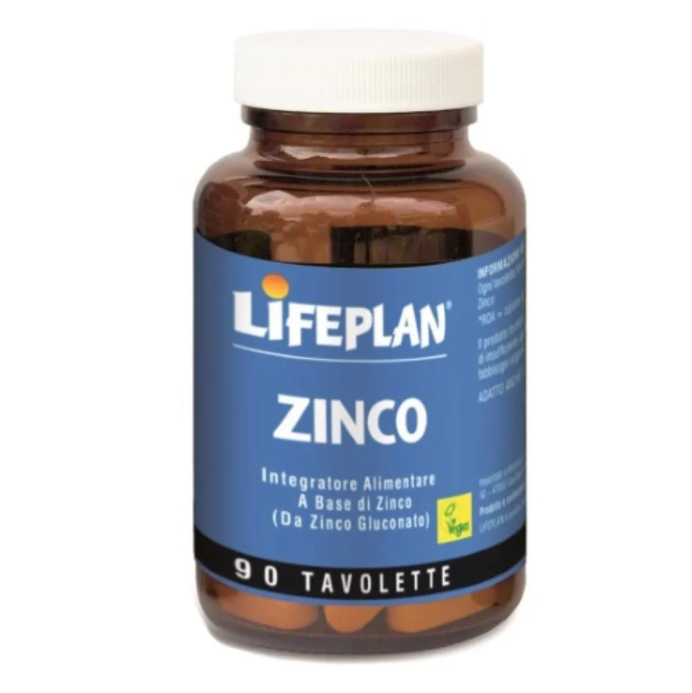 Lifeplan Zinco Integratore Alimentare, 90 tavolette