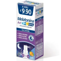Linea Act Melatonina Act - Forte Spray Integratore Alimentare con Lavanda, 15ml