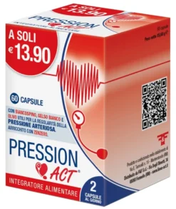Linea ACT Pression Act Integratore Alimentare Pressione Arteriosa, 60 Capsule