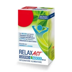Linea Act Relax Act Giorno - Integratore in gocce per il benessere mentale e l'umore, 40 ml