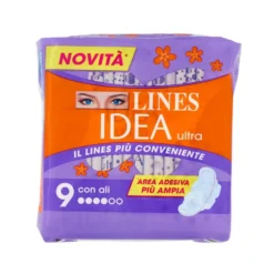 Linea Idea Ultra Assorbente Giorno con Ali, 9 assorbenti