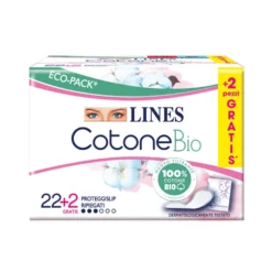Lines Cotone Bio - Proteggislip Ripiegati, 24 proteggislip