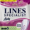 Lines Specialist Lady Normal Assorbenti sagomati per l'incontinenza femminile, 10 assorbenti