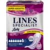 Lines Specialist Maxi - Assorbenti sagomati per l'incontinenza urinaria, 12 assorbenti
