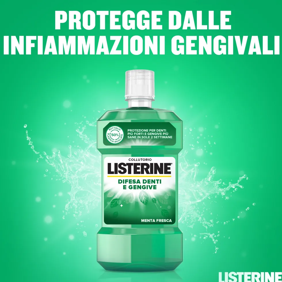 Listerine Difesa Denti e Gengive Collutorio, 250ml