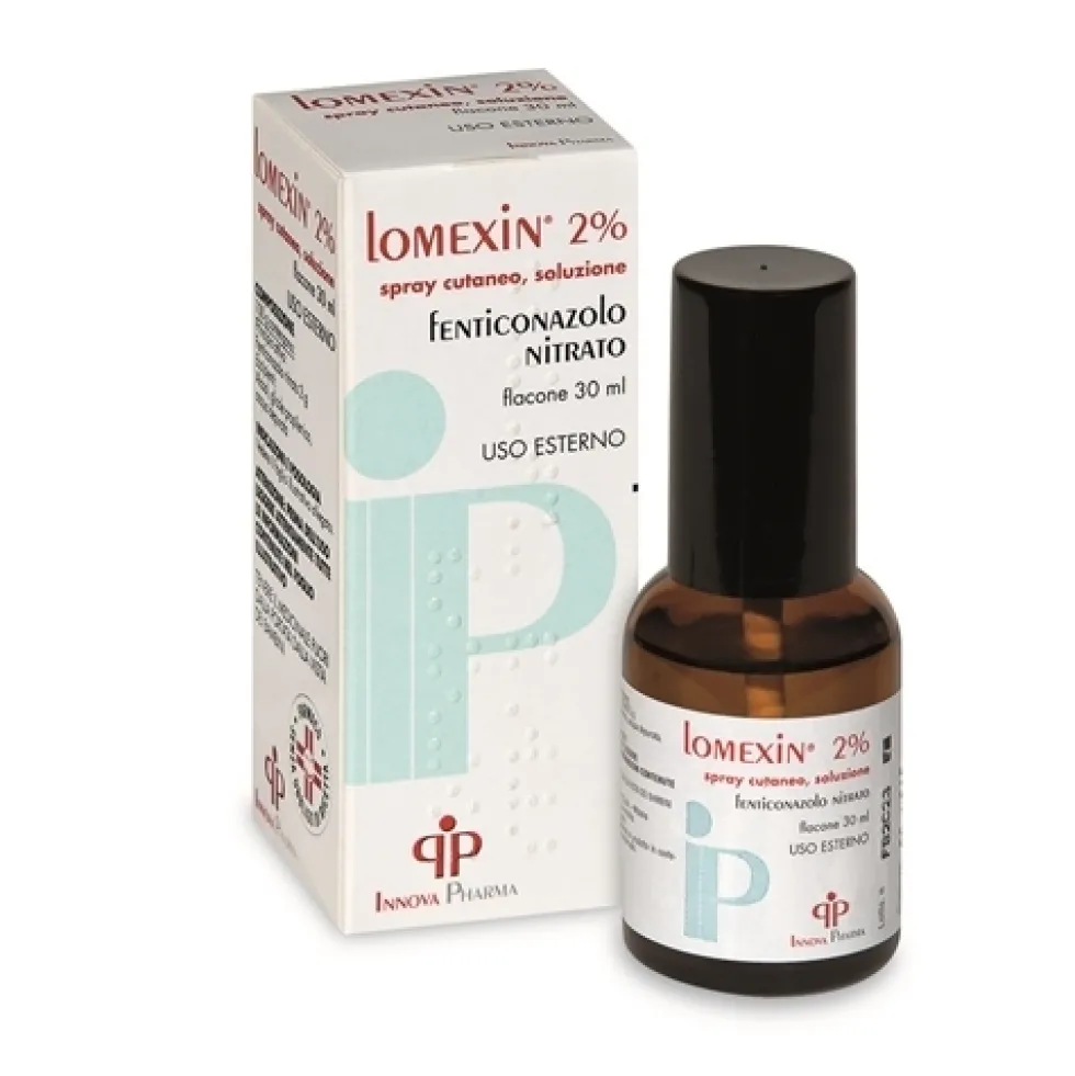 Lomexin 2% Spray Cutaneo, Soluzione Flacone Da 30 Ml