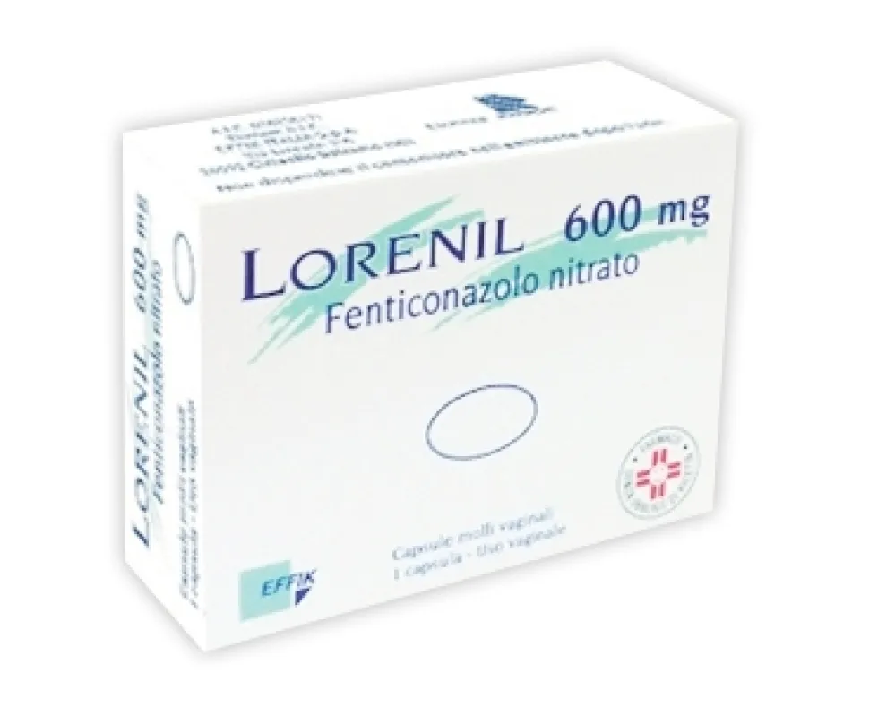 Lorenil 600 Mg Capsule Molli Vaginali 1 Capsula