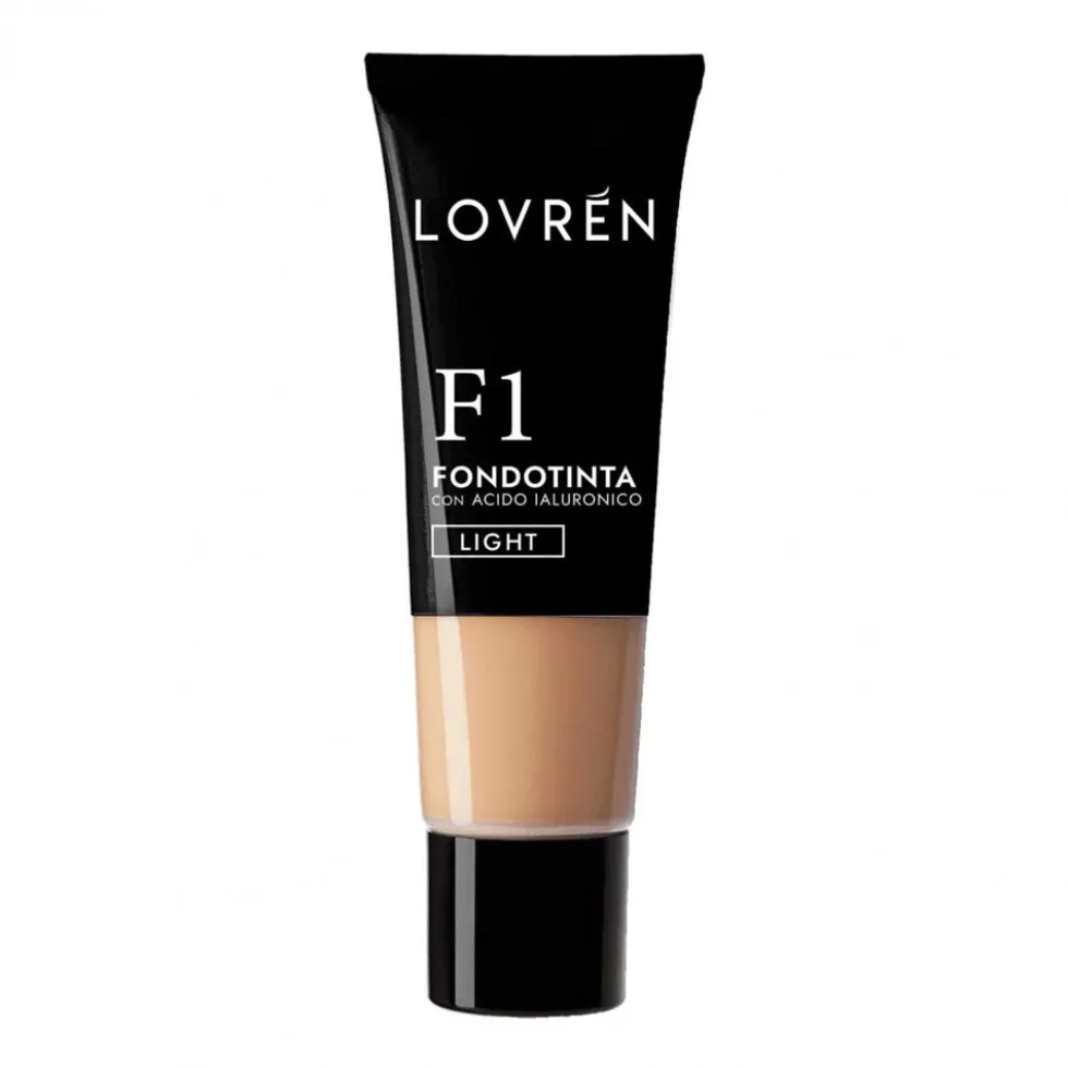 Lovrén Make Up - F1 Fondotinta con Acido Ialuronico Light, 25ml