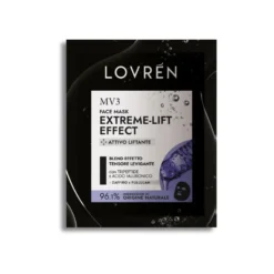 Lovrén MV3 - Maschera viso per un effetto tensore e levigante, 1 maschera monouso da 15 ml