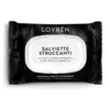 Lovrén Salviette struccanti - Salviettine lenitive per il trucco waterproof, 20 salviettine