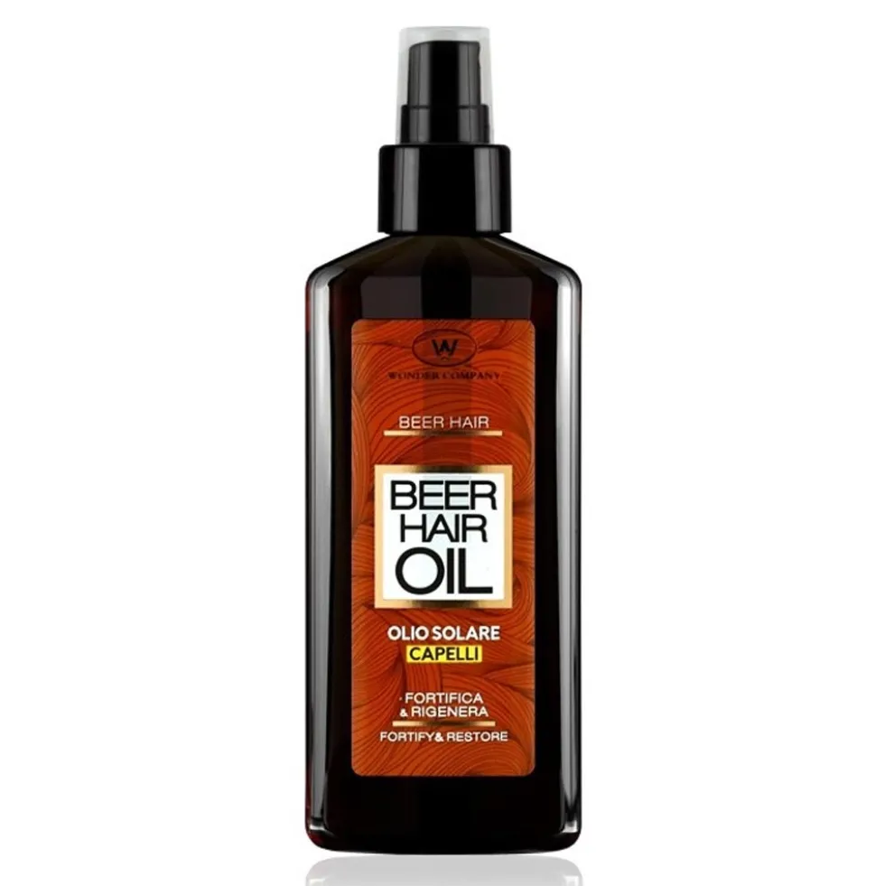 LR Wonder Beer - Hair Oil Olio Solare per Capelli alla Birra, 100ml