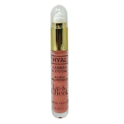 LR Wonder Hyal Lip & Cheek Labbra e Guance Gloss e Blush Rosa Pesca, 5ml