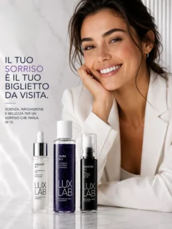 LuxLab Aura N.2 - Collutorio correttore cromatico per un effetto sbiancante, 100 ml