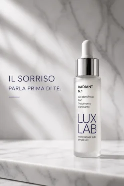 LuxLab Radiant N.1 - Gel dentifricio sbiancante per la luminosità dentale, 30 ml
