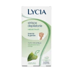 Lycia Natural Touch - Strisce Depilatorie Braccia E Gambe, 20 Strisce