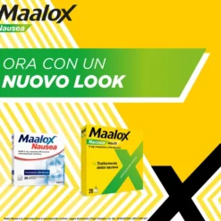 Maalox Nausea Adulti 5mg Metoclopramide Cloridrato, 20 Compresse Effervescenti