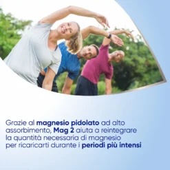 Mag 2 - Polvere per soluzione orale al limone per la carenza di magnesio, 40 bustine da 2,25 g