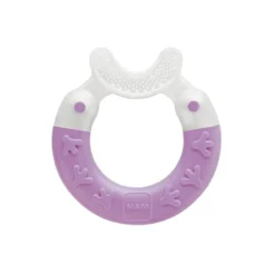 MAM Bite & Brush Dentaruolo per la Pulizia dei Denti Vari Colori, 1 Pezzo