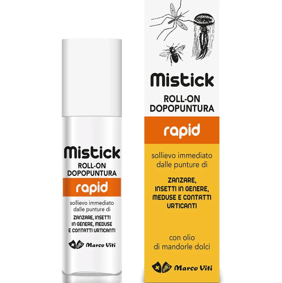Marco Viti Mistick Rapid - Roll-on dopopuntura per il sollievo dalle punture di insetti, 9 ml