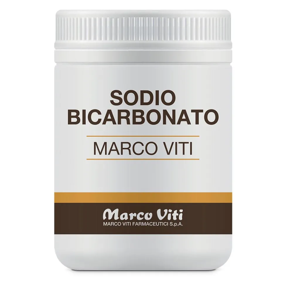 Marco Viti Sodio Bicarbonato - Polvere antiacida per il bruciore di stomaco, barattolo da 500 g