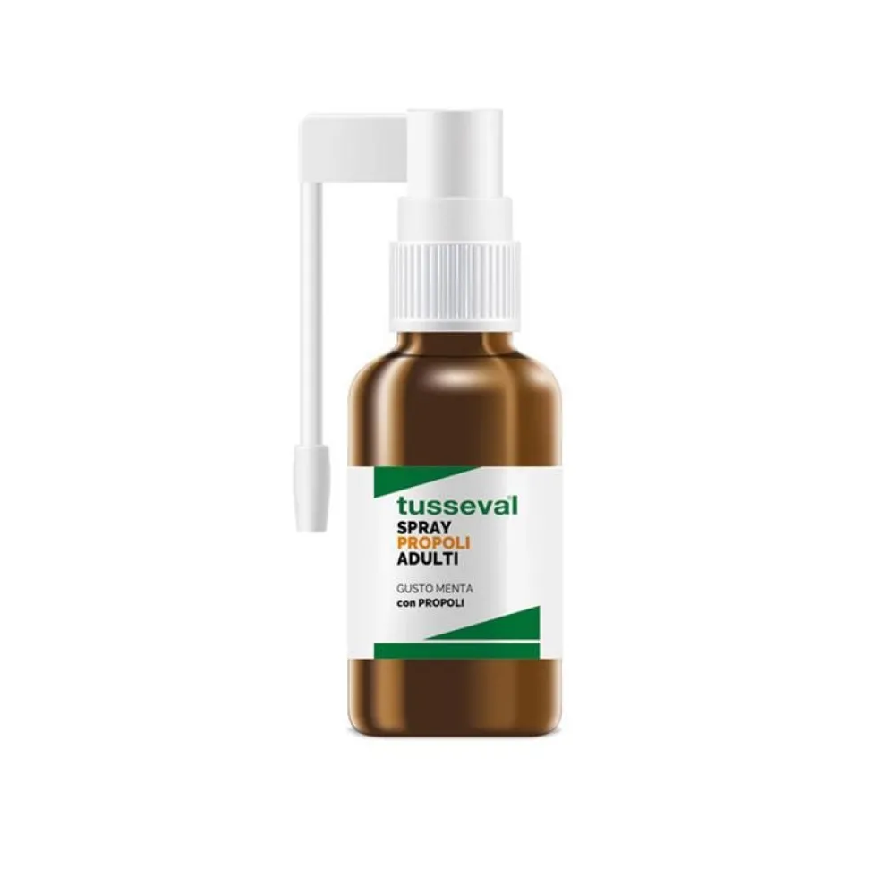 Marco Viti Tusseval Spray - Integratore per adulti alla propoli per il benessere della gola, 30 ml