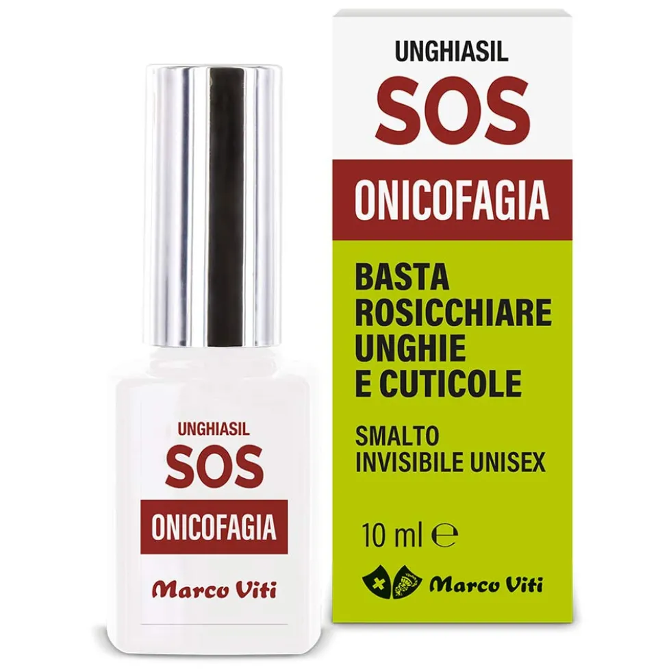 Marco Viti Unghiasil SOS Onicofagia - Smalto invisibile per non rosicchiare le unghie, 10 ml