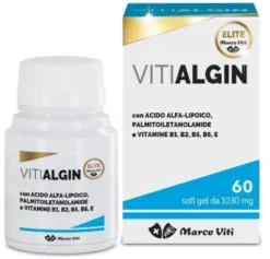 Marco Viti Vitialgin - Integratore alimentare per il sistema nervoso, 60 perle softgel