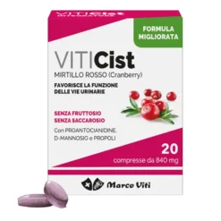 Marco Viti VitiCist Integratore Alimentare per le Vie Urinarie, 20 compresse