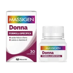 Massigen Donna - Integratore di vitamine e minerali per l'organismo femminile, 30 compresse